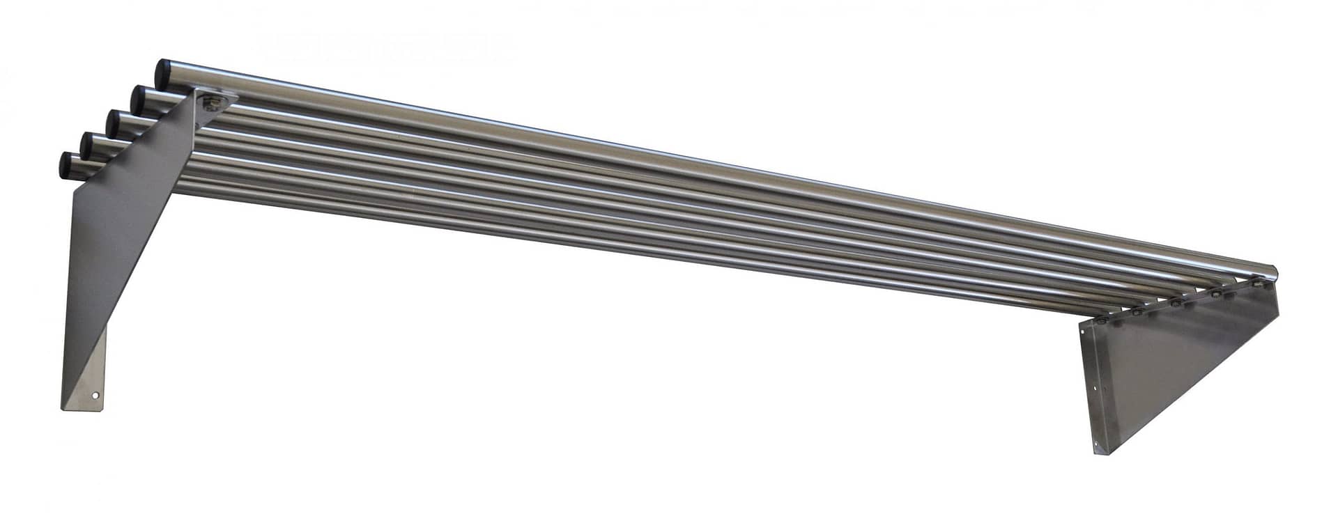 Stainless Steel Pipe Wall Shelf, 1500 X 300mm deep