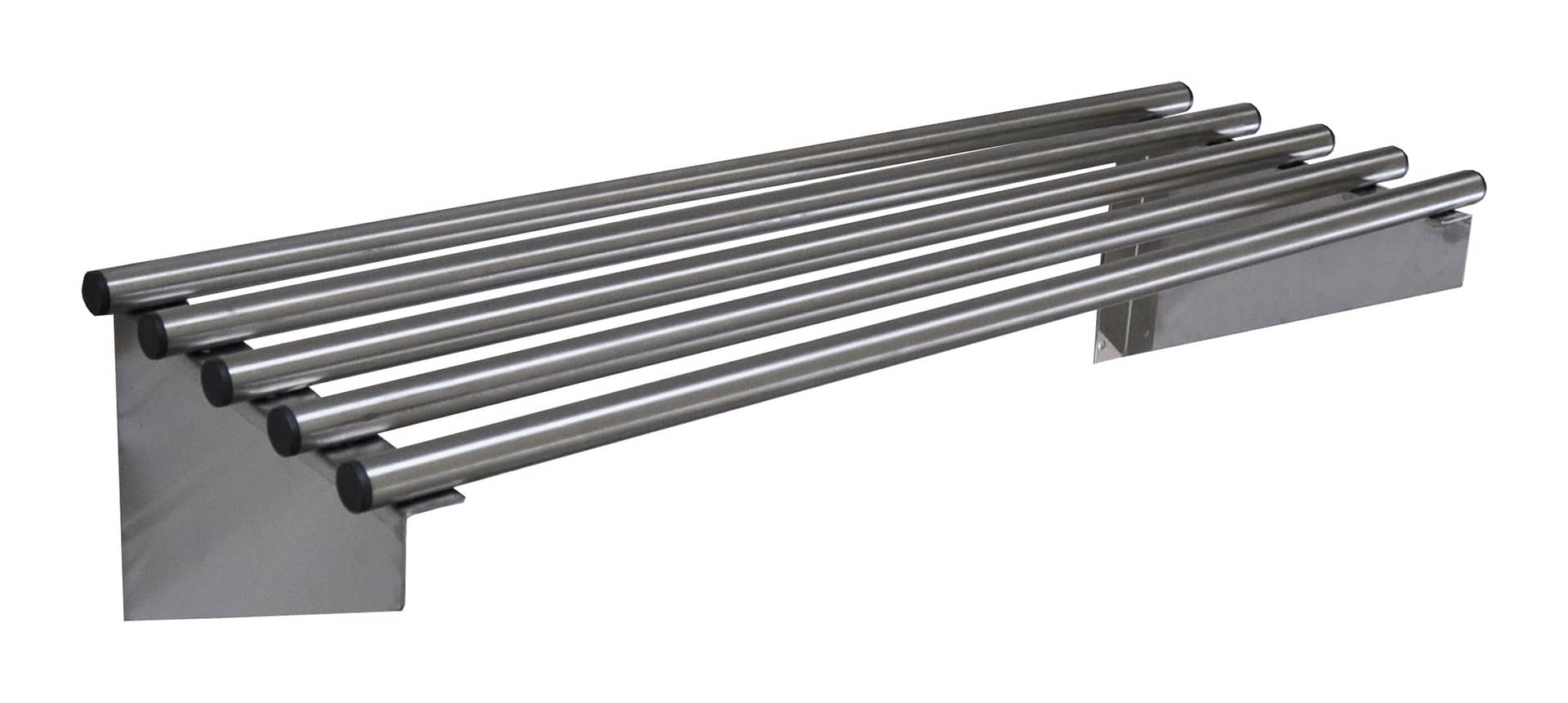 Stainless Steel Pipe Wall Shelf, 900 X 300mm deep