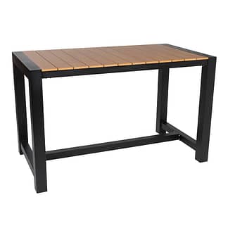 Corsica Aluminium & Polywood Outdoor Counter Table 151 x 80cm
