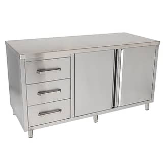 Stainless Steel Commercial BBQ Cabinet, 1600 x 700 x 900mm high