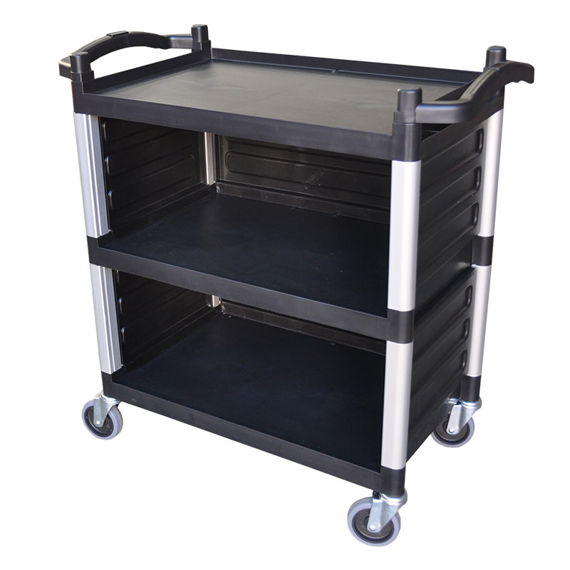 Polypropylene Catering Trolley, 3-Tier With Castors, 823 X 410 x 850mm high