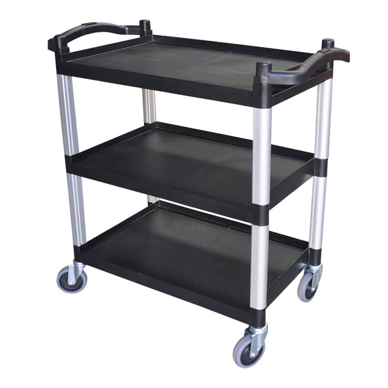 Polypropylene Catering Trolley, 3-Tier With Castors, 823 X 410 x 850mm high