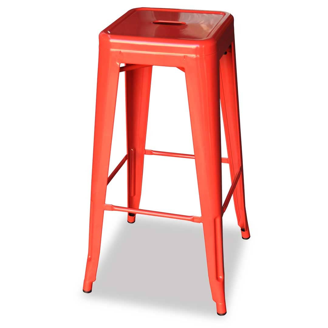 Replica Xavier Pauchard Tolix Stool, 76cm, Red