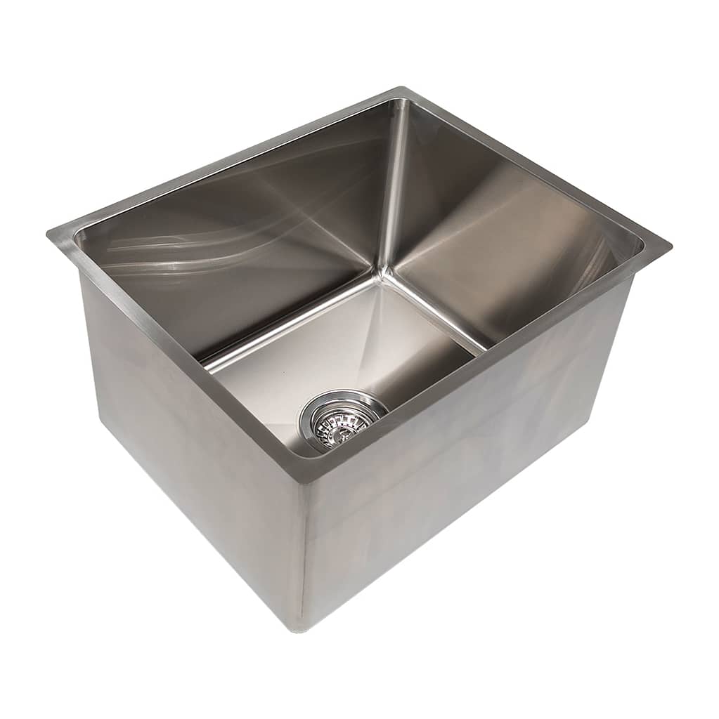 Large Inset Bowl Stainless Steel 60lt 500 X 400mm Sink Brayco Commercial Pty Ltd 3456