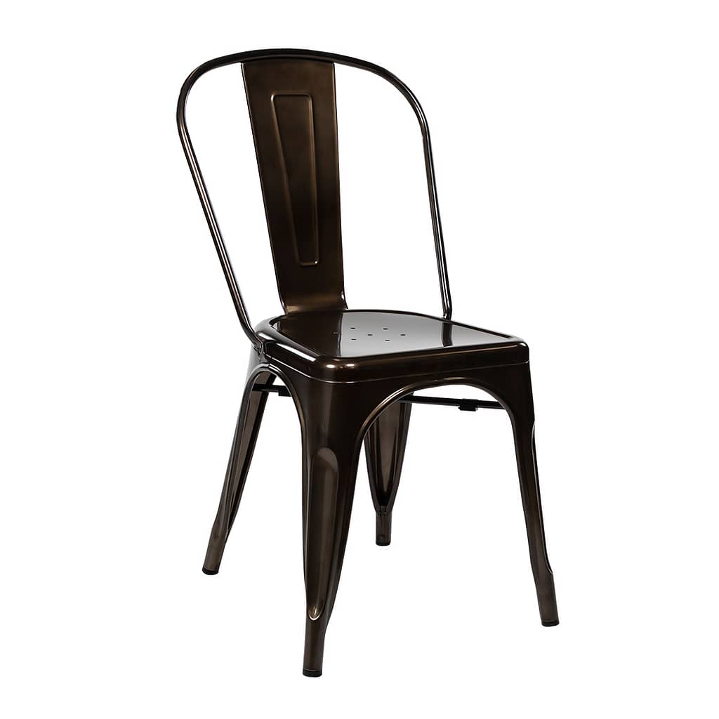 Replica Tolix Chair Rust Brayco Commercial Pty Ltd