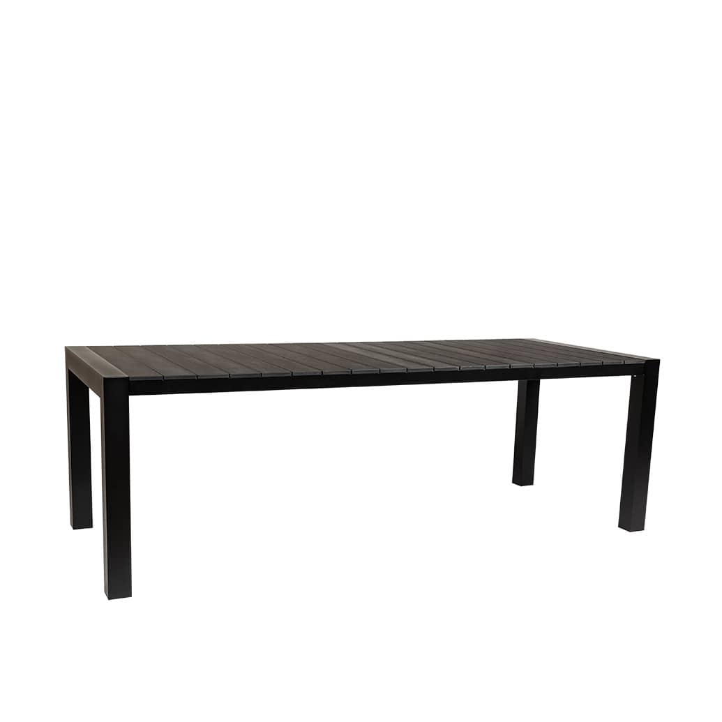 Corsica Aluminium Outdoor Dining Table with Polywood Top 230 x 90cm