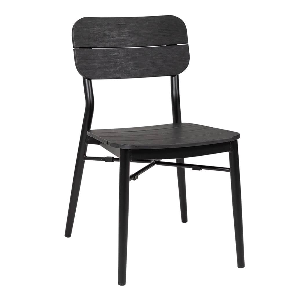 Corsica Aluminium Outdoor Dining Chair with Polywood