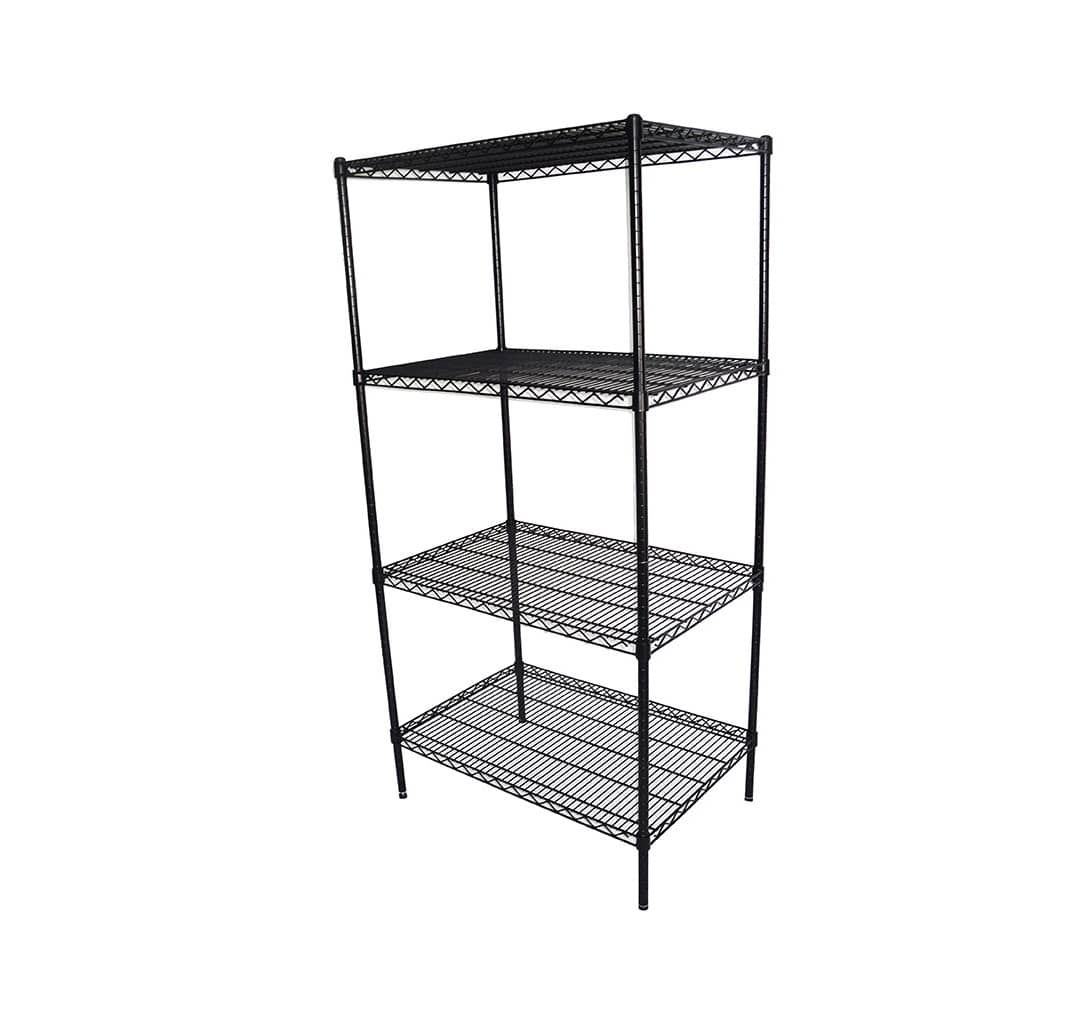 Epoxy Wire Shelving For Coolroom/Dry Store, 4 Tier, 914 X 610 deep x 1800mm high