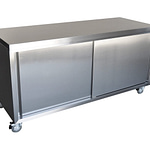 Stainless Steel Restaurant Cabinet, 1800 x 700 x 900mm high.