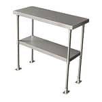 Stainless Steel 2-Tier Over Shelves, 850 X 350mm-0