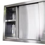 Stainless Wall Cabinet, 900 x 380 x 600mm high.