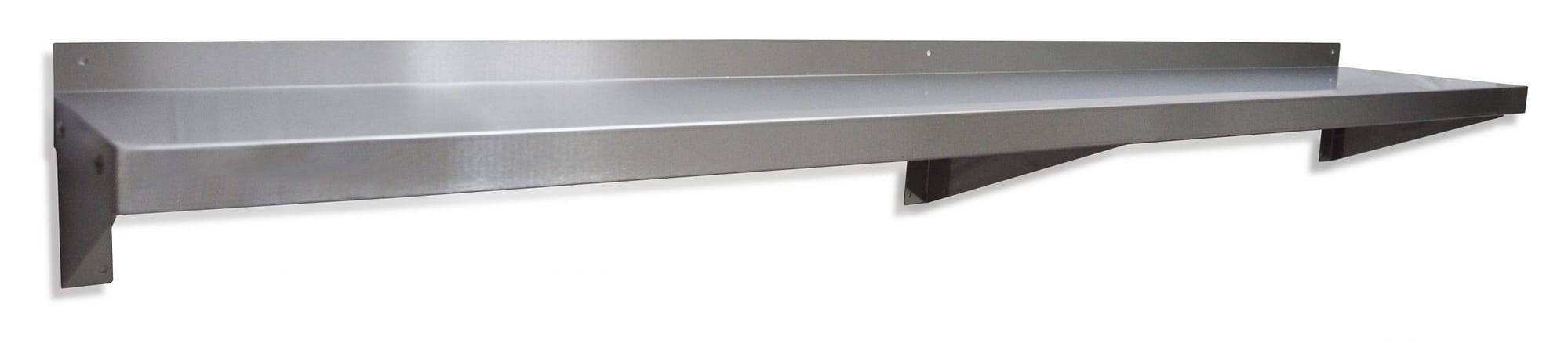 Stainless Steel Solid Wall Shelf, 1800 X 300mm deep - Brayco Commercial ...