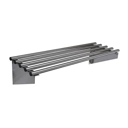 Stainless Steel Pipe Wall Shelf, 900 X 450mm deep - Brayco Commercial ...