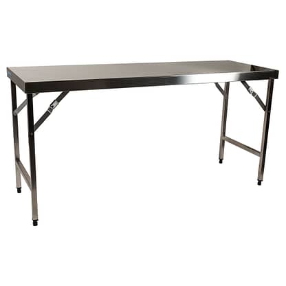 folding stainless steel catering tables