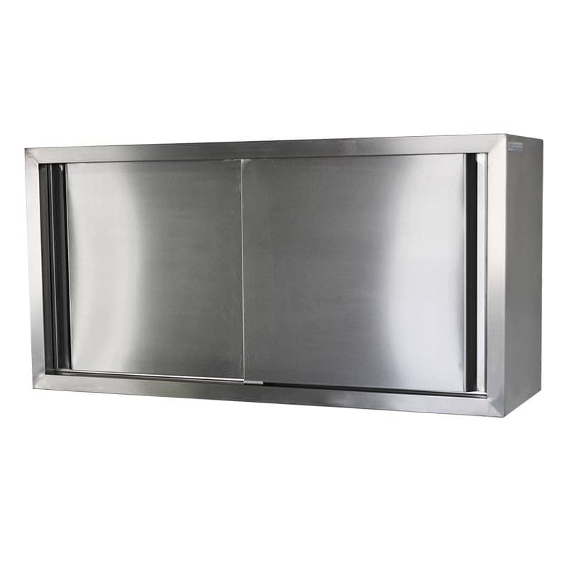 Stainless Steel Commercial Kitchen Wall Cabinet, 1200 x 380 x 600mm high -  Brayco Commercial Pty Ltd