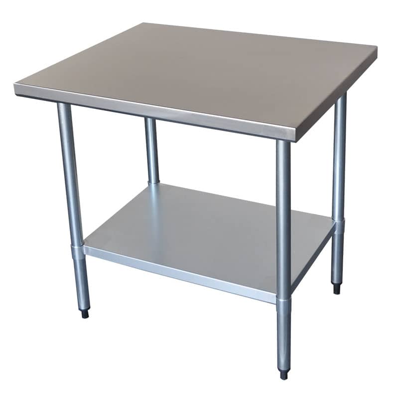 Commercial 304 Grade Stainless Steel Bench, 914 x 914 x 900mm high