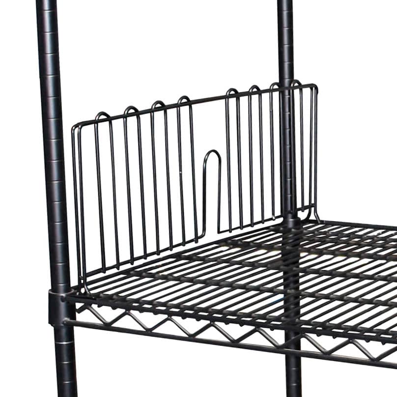 Epoxy Wire Coolroom Shelving Divider, 457mm long