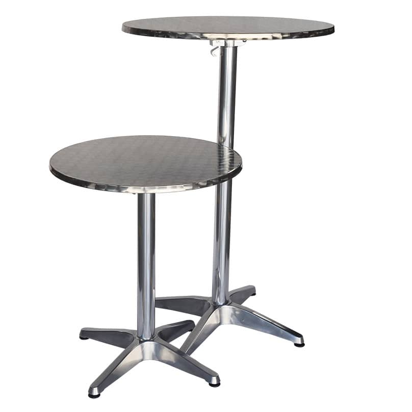 Miguel Folding Dining or Bar Height Table, 60cm, Round