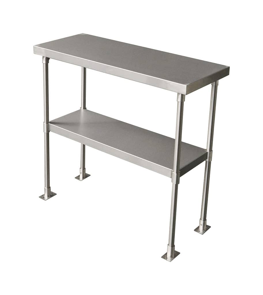 Stainless Steel 2-Tier Over Shelves, 850 X 350mm-0