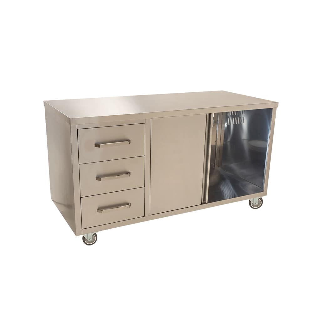 Outdoor Coffee Cart Machine Ready, 1600 x 700 x 900mm Brayco