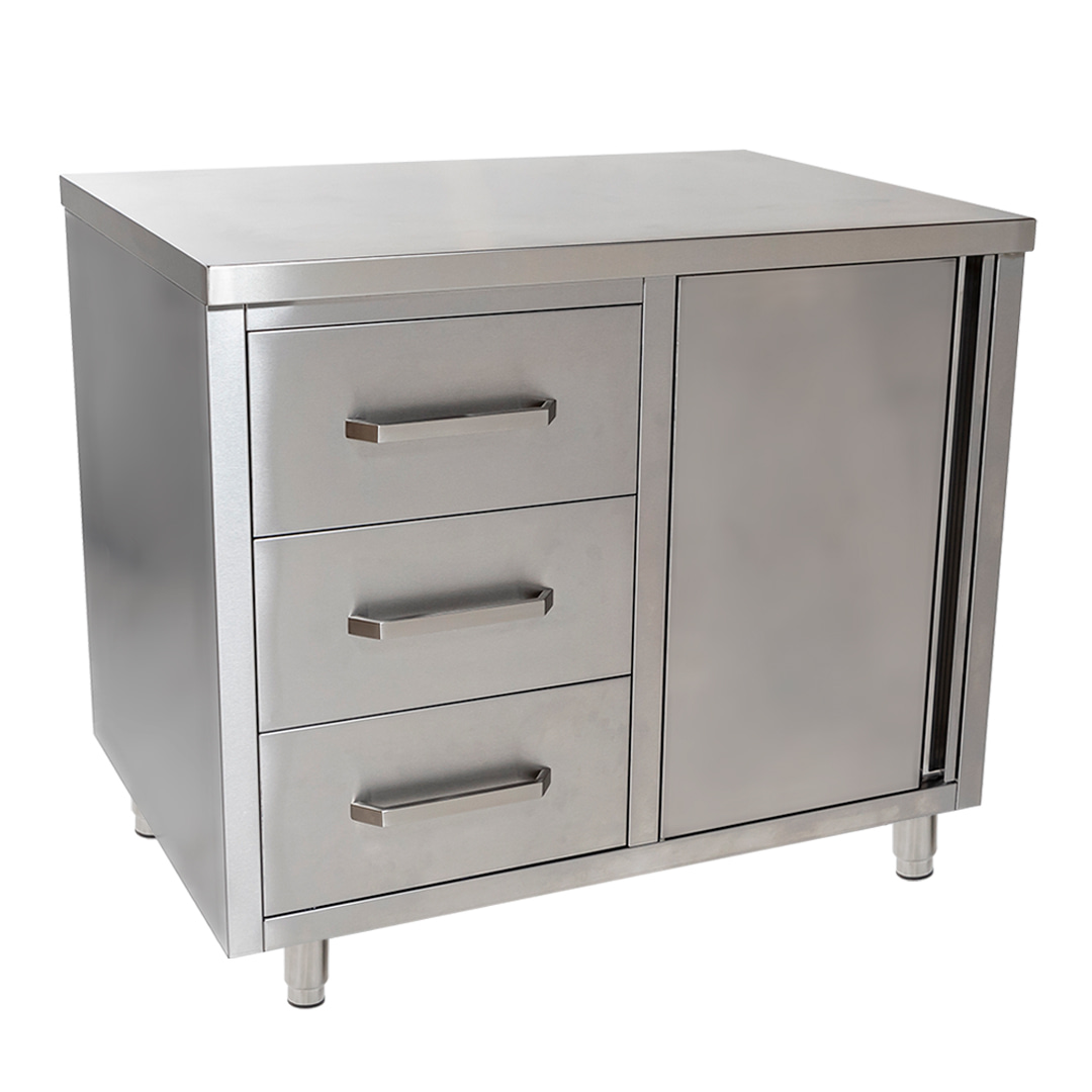 Stainless Steel Commercial BBQ Cabinet, 1000 x 700 x 900mm high