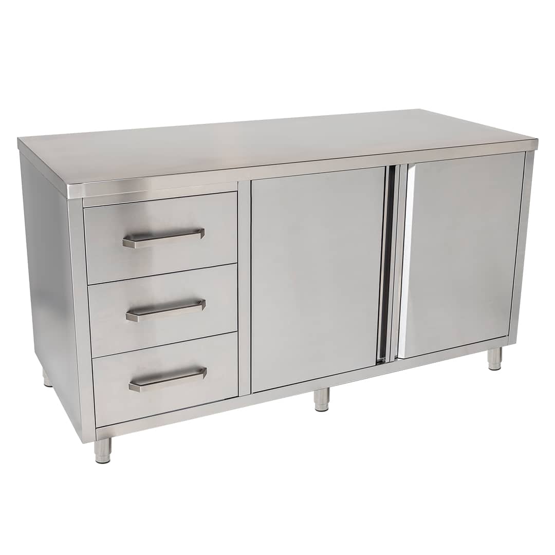 Stainless Steel Commercial BBQ Cabinet, 1600 x 700 x 900mm high