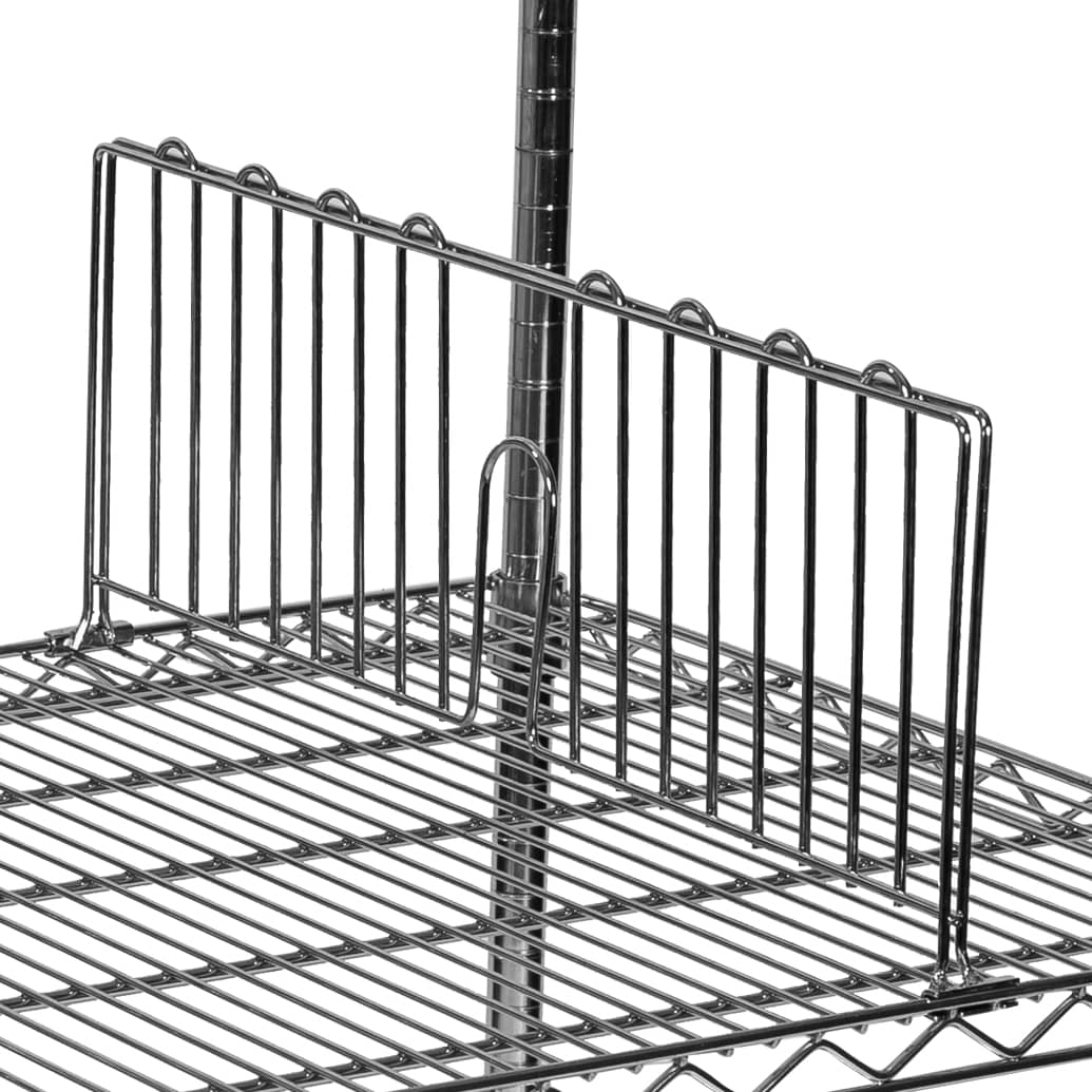 Chrome Wire Shelving Divider, 610mm long