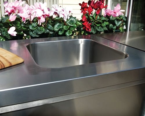 Stainless Steel Sink With Cabinet