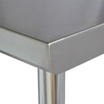 Extra Wide Island Stainless Steel Benches, 2134 x 914 x 900mm high-2939