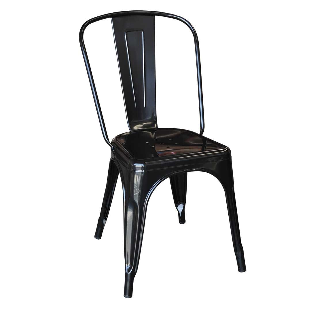 Replica Xavier Pauchard Tolix Chair Black Brayco Commercial Pty Ltd