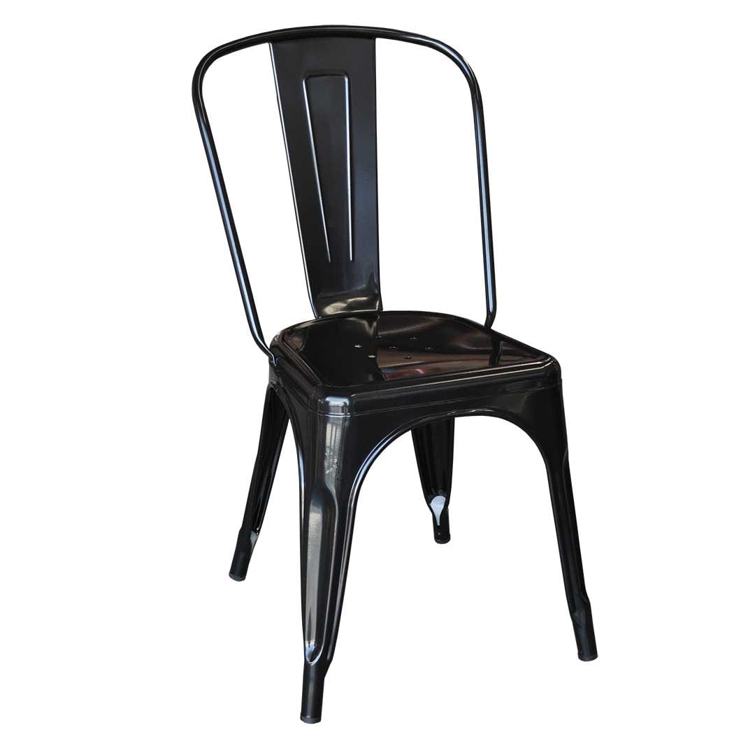 Replica Xavier Pauchard Tolix Chair, Black