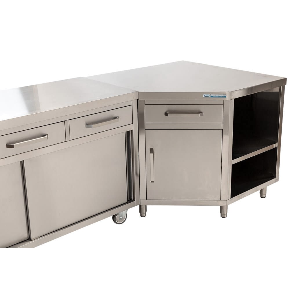 Stainless Corner 1000 x 1000 x 900mm high Brayco Commercial