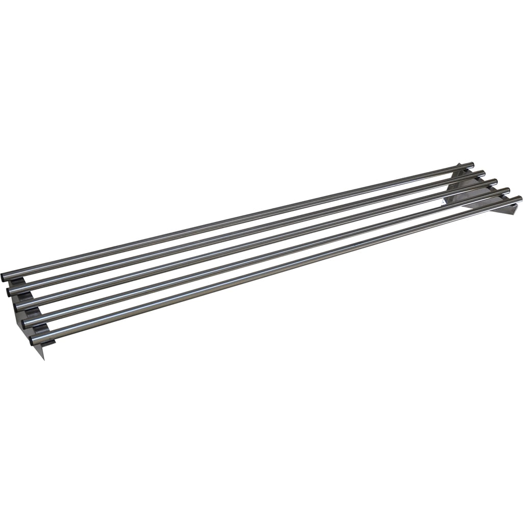 Stainless Steel Pipe Wall Shelf, 1800 X 450mm deep - Brayco Commercial ...