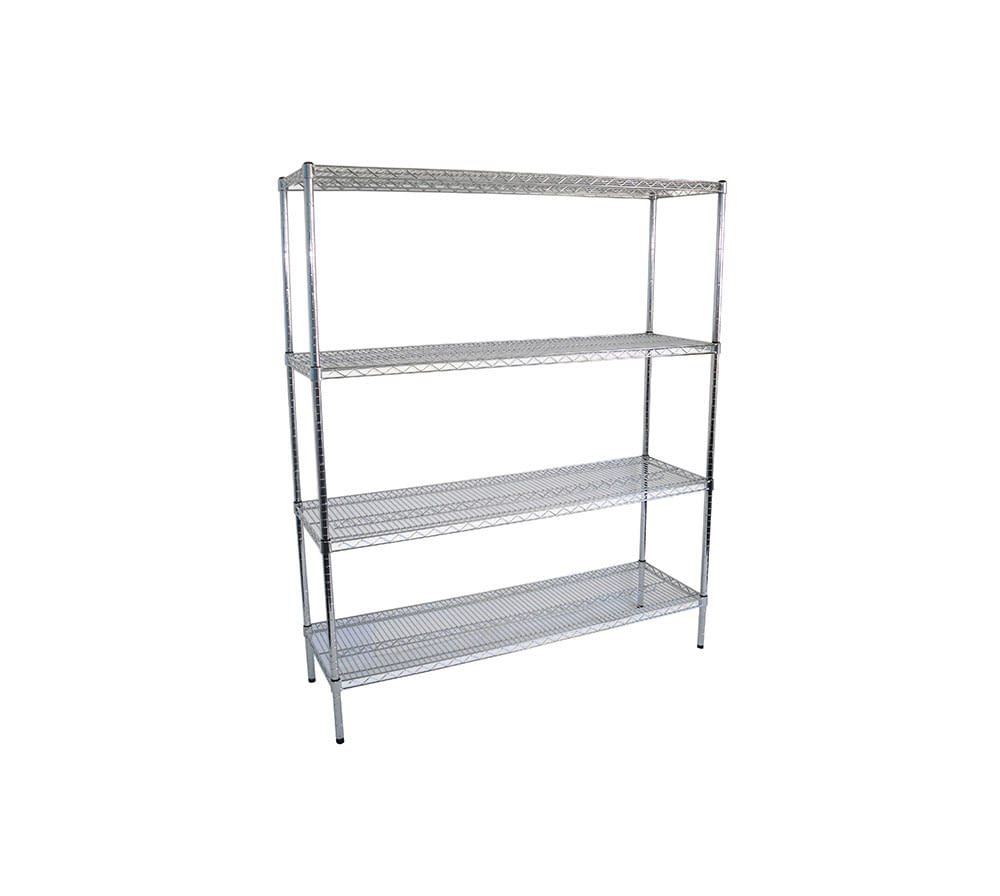 Chrome Wire Shelving for Dry Store Brayco HeavyDuty Chrome Shelves