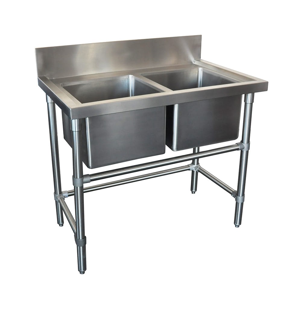 Double Stainless Steel Kitchen Sink X X Mm High Brayco Commercial Pty Ltd