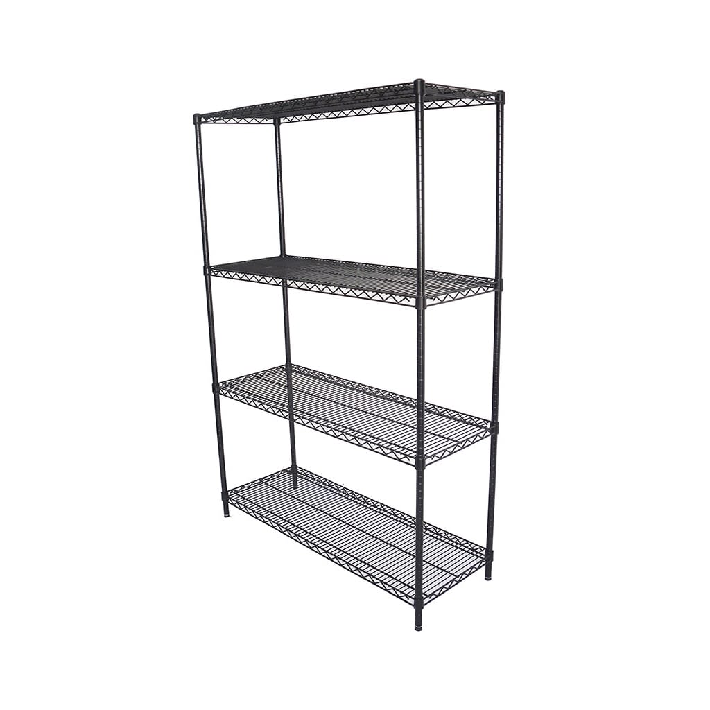 Epoxy Wire Shelving For Coolroom/Dry Store, 4 Tier, 1219 X 457 deep x