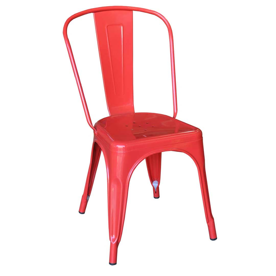 Replica Xavier Pauchard Tolix Chair, Red