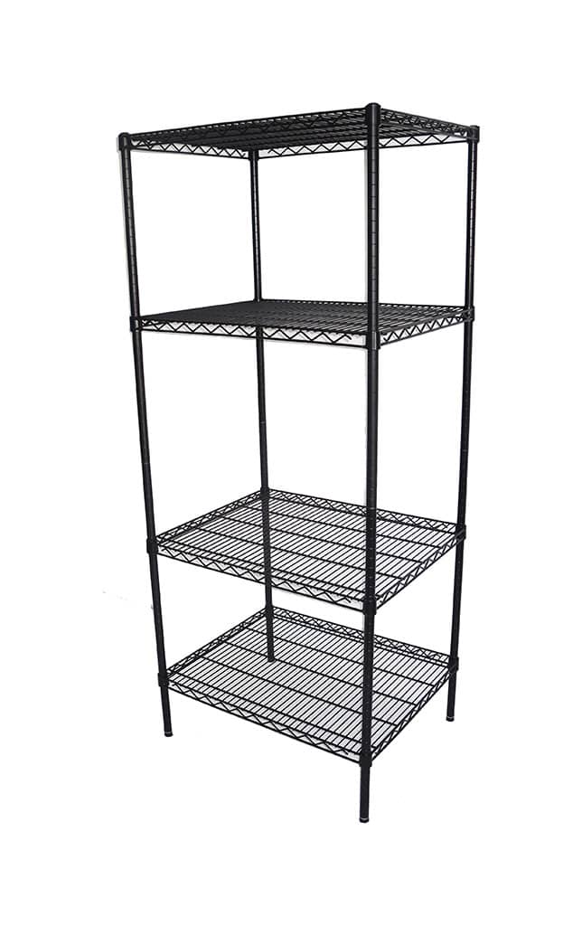Epoxy Wire Shelving For Coolroom/Dry Store, 4 Tier, 762 X 610 deep x 1800mm high