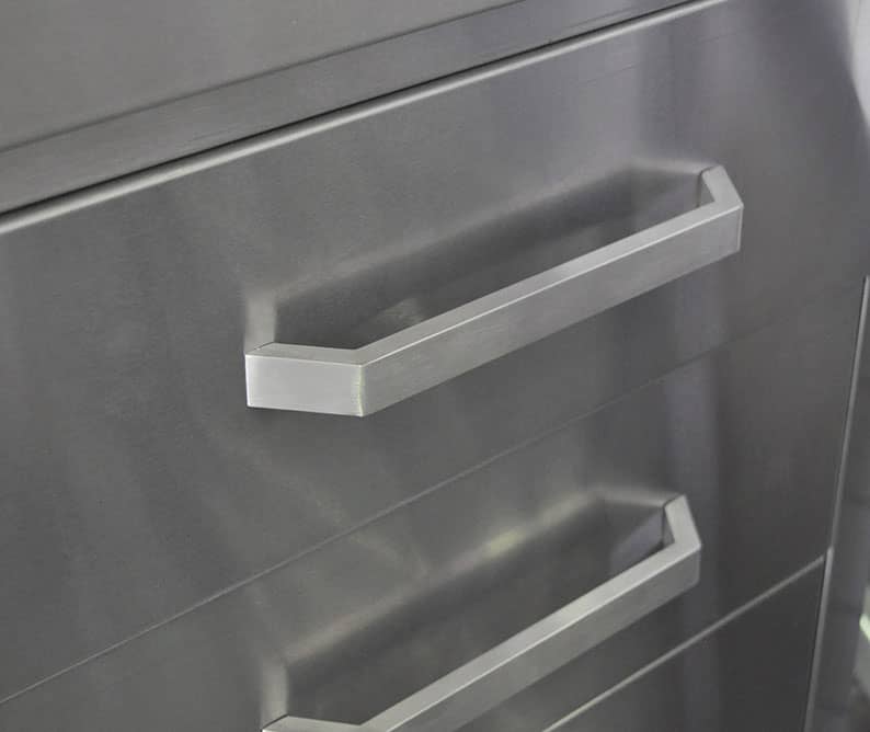 Stainless Steel Kitchen Cabinets drawers