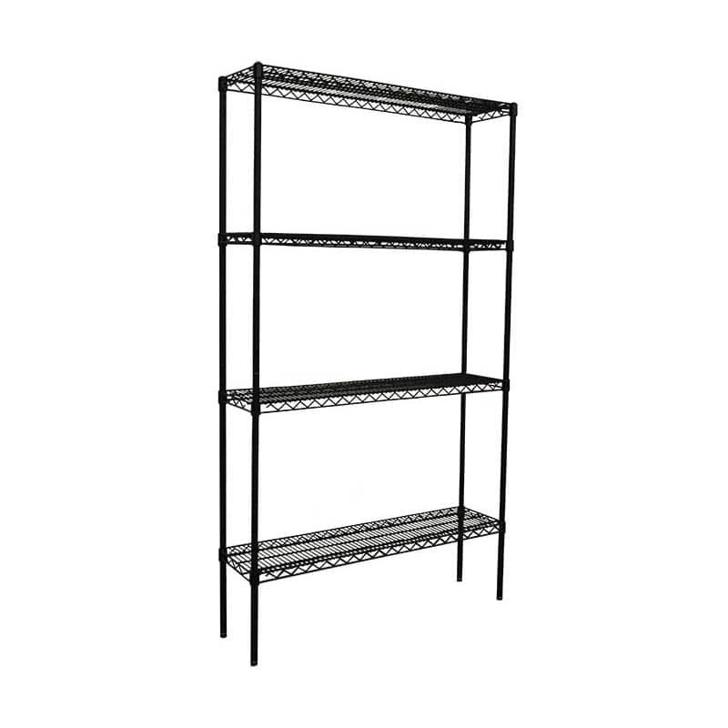 Epoxy Wire Shelving For Coolroom/Dry Store, 4 Tier, 914 wide x 305 deep x 1800mm high