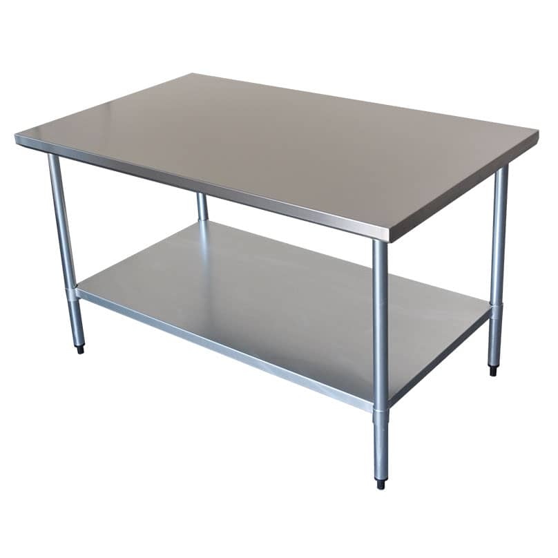 Commercial Grade Stainless Steel Wide Bench, 1524 x 914 x 900mm high