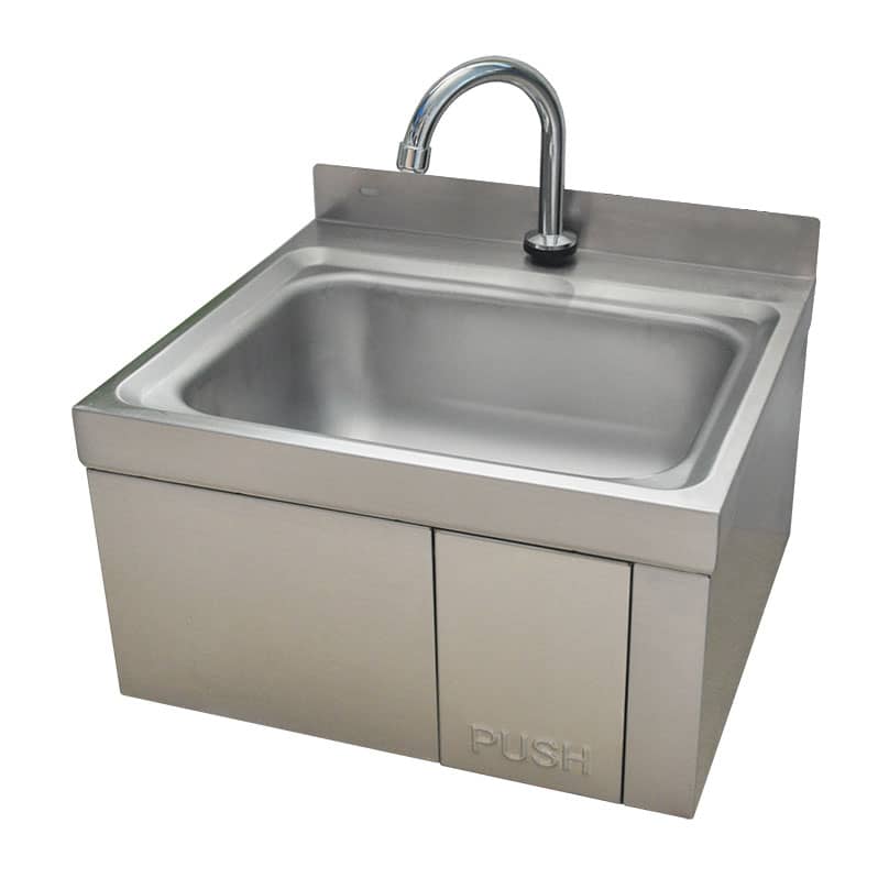 knee operated hand wash sink
