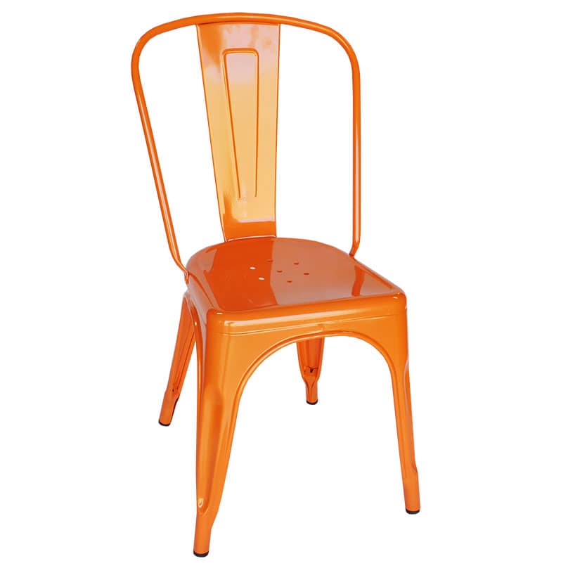 Replica Xavier Pauchard Tolix Chair, Orange