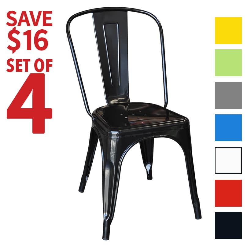 Set of 4 Replica Replica Xavier Pauchard Tolix Chairs